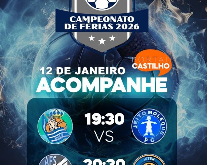 CAMPEONATO DE FÉRIAS 2026: ATRAÇÃO DO FUTSAL EM CASTILHO
