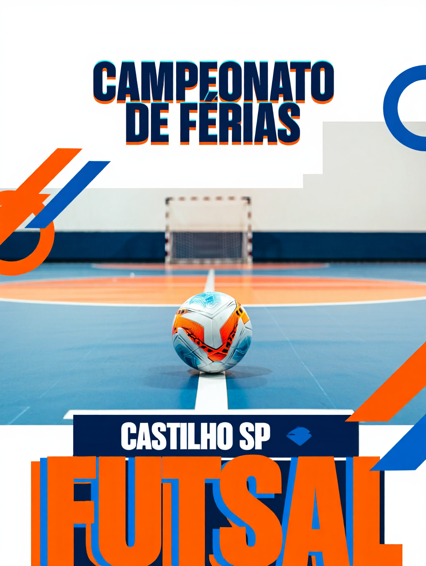 NONA RODADA DO FUTSAL DE FÉRIAS 2026 EM CASTILHO TEM JOGO MOVIMENTADO E GOLEADA HISTÓRICA