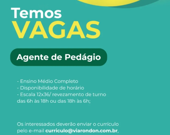 NOVAS VAGAS DE EMPREGO EM CASTILHO: 1 OPORTUNIDADE NA VIARONDON