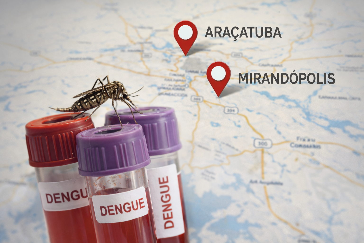 DENGUE: ARAÇATUBA INVESTIGA ÓBITO SUSPEITO EM 2026