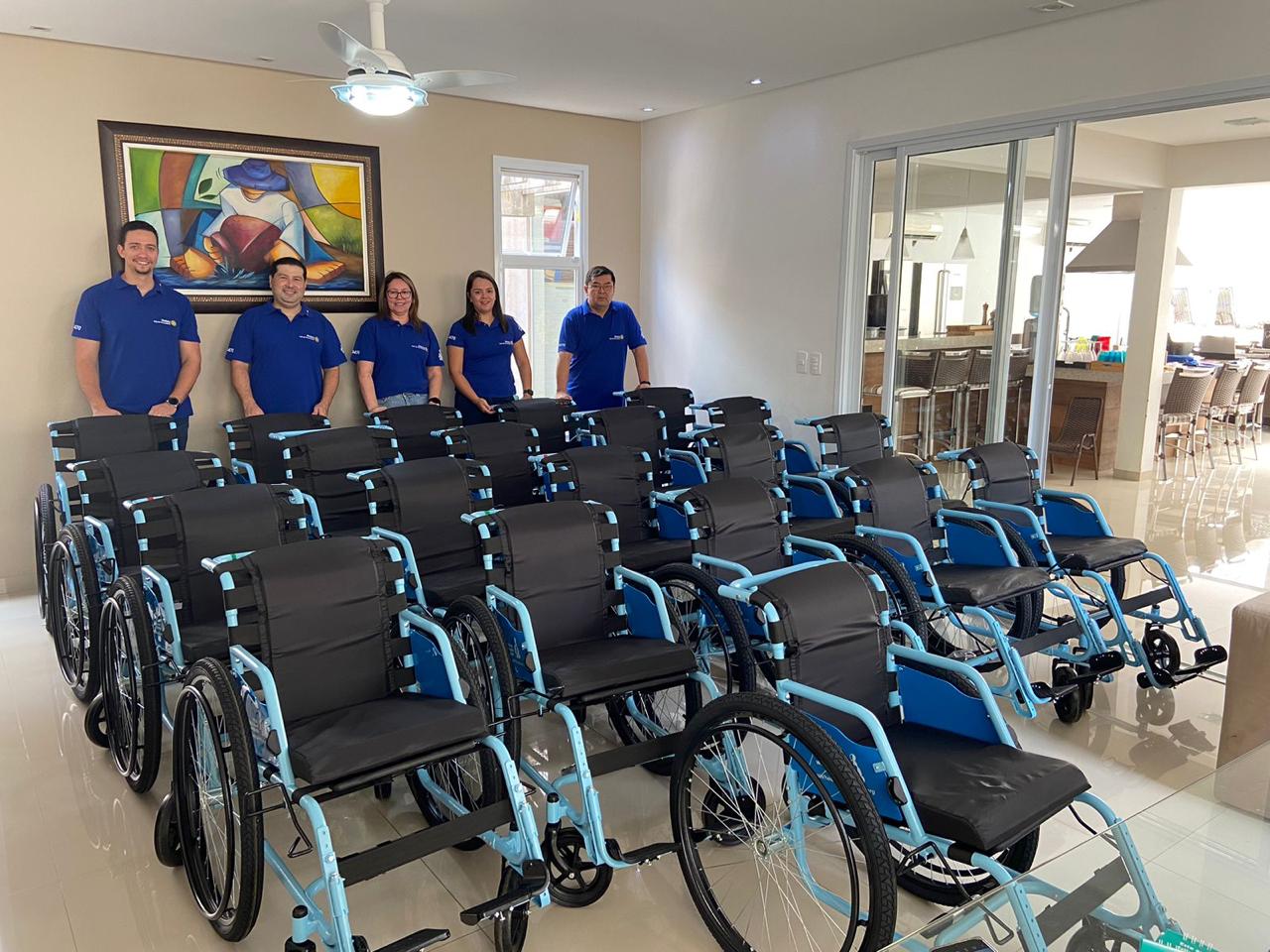 Rotary Club de Mirandópolis Retoma o Projeto ‘Mobilidade para Todos’ com Doações de Cadeiras de Rodas