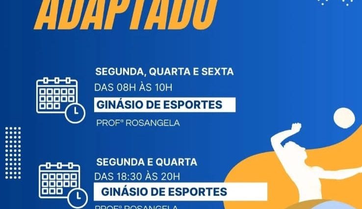 VÔLEI ADAPTADO: INSCRIÇÕES ABERTAS EM MIRANDÓPOLIS