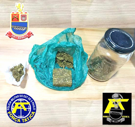 TRÁFICO DE DROGAS: FORÇA TÁTICA PRENDE SUSPEITO EM ANDRADINA