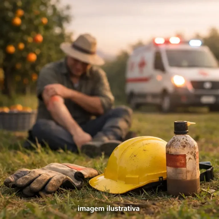 TRABALHADOR DE ITAPURA SOFRE QUEIMADURA EM ROÇA DE LARANJA EM CASTILHO