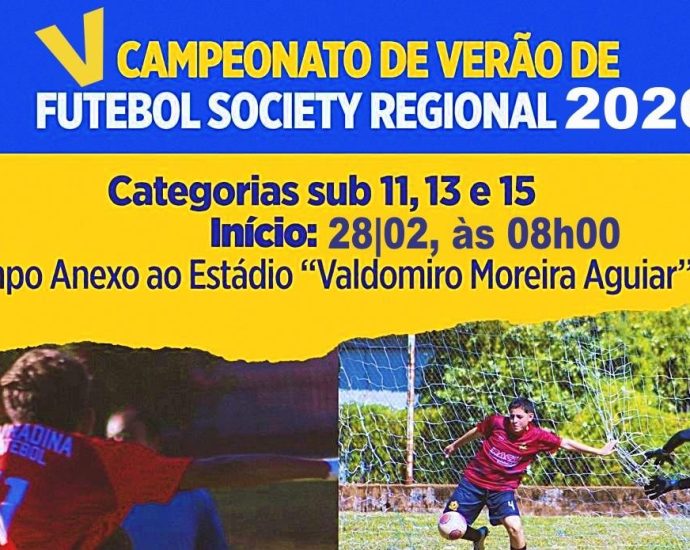CAMPEONATO SOCIETY DE VERÃO: INÍCIO EM CASTILHO