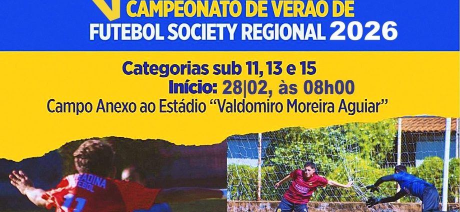 CAMPEONATO SOCIETY DE VERÃO: INÍCIO EM CASTILHO