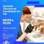 CURSO GRATUITO EM CASTILHO: 9 DIAS PARA SE DESTACAR NA ESMALTAÇÃO EM GEL