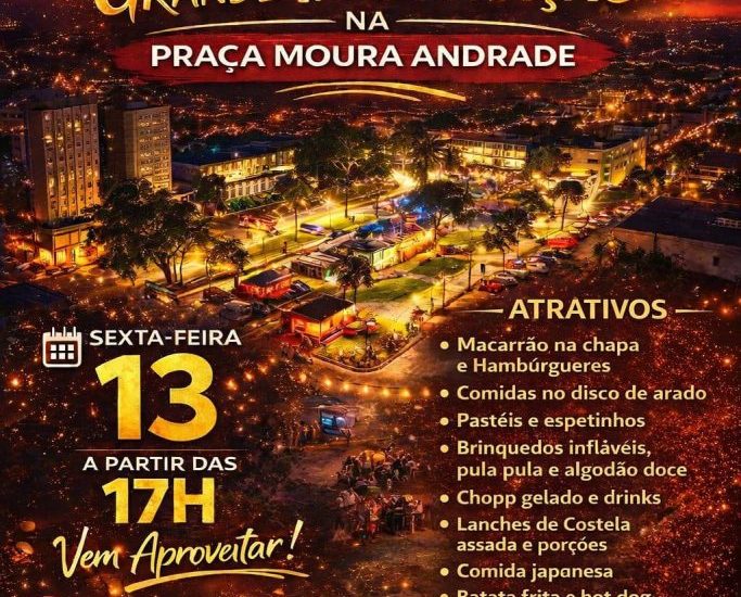 Andradina inaugura HOJE o FOOD PARK AMIGOS, na Moura Andrade