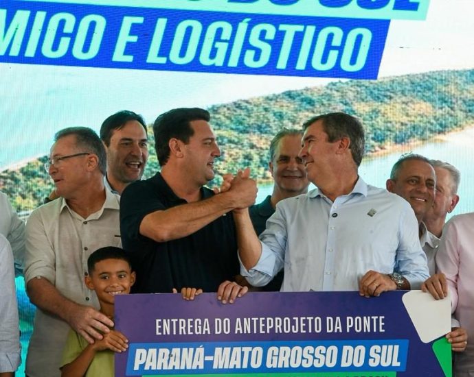 Governadores de MS e Paraná Anunciam Anteprojeto de Ponte sobre o Rio Paraná