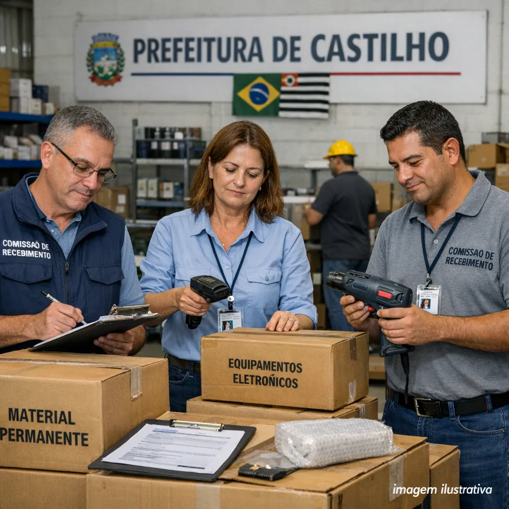 COMISSÃO DE RECEBIMENTO DE MATERIAIS DE CASTILHO