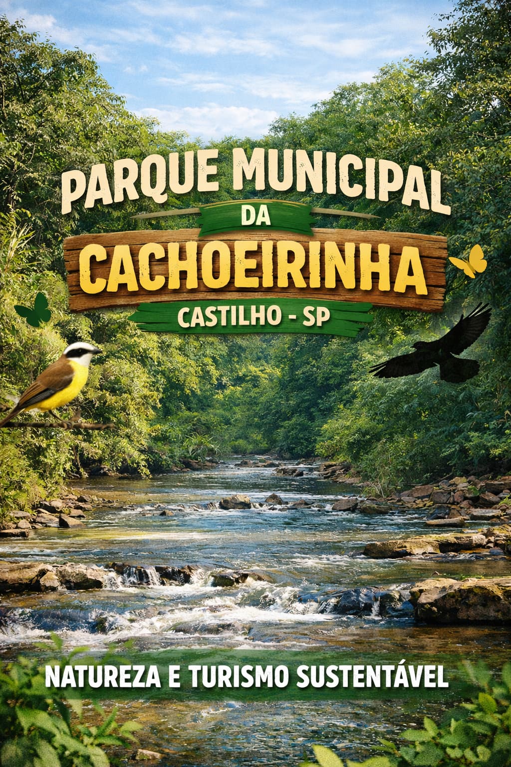 PARQUE MUNICIPAL DA CACHOEIRINHA DE CASTILHO: 4,7 HECTARES DE PRESERVAÇÃO E FUTURO
