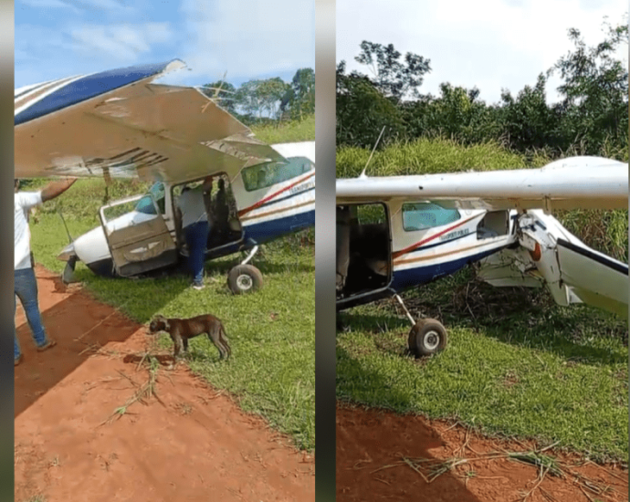 Avião de pequeno porte cai em aldeia indígena no Pará sem deixar feridos