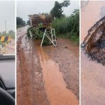 BURACO NA ESTRADA DA GRAÇA EM CASTILHO GERA ALERTA A MOTORISTAS