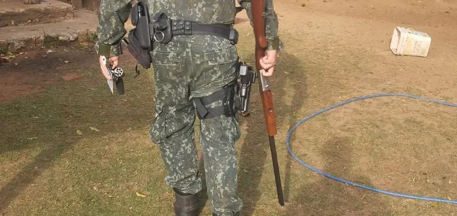 APREENSÃO DE ARMAS TEM 2 ARMAMENTOS RECOLHIDOS