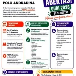 Projeto Guri abre matrículas gratuitas em Andradina nesta