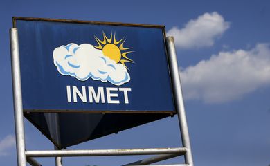 Fachada do instituto nacional de meteorologia (INMET), em Brasília.