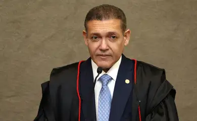 Brasília (DF), 12/05/2026 - O ministro, Kassio Nunes Marques, durante cerimônia de posse como novo presidente do TSE. Foto: Valter Campanato/Agência Brasil