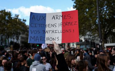 Dia nacional de protestos estudantis na França 8 de outubro de 2026 REUTERS/Abdul Saboor