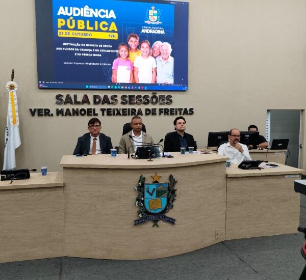 Audiência pública em Andradina explica destinação do Imposto de Renda a fundos municipais