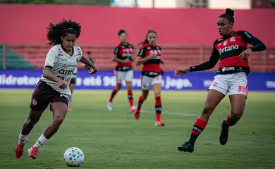 Lance de Jogo entre Flamengo e Ferroviária, pelo Campeonta Brasileiro de Futebol Feminino 2026. Foto: Rafael Zocco/Ferroviária