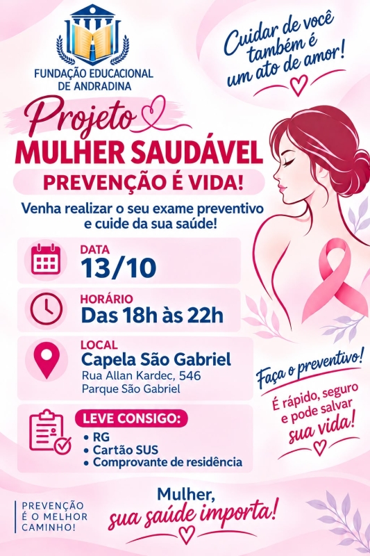 Noticia andradina-promove-mutiroes-de-exame-preventivo-papanicolau-em-outubro