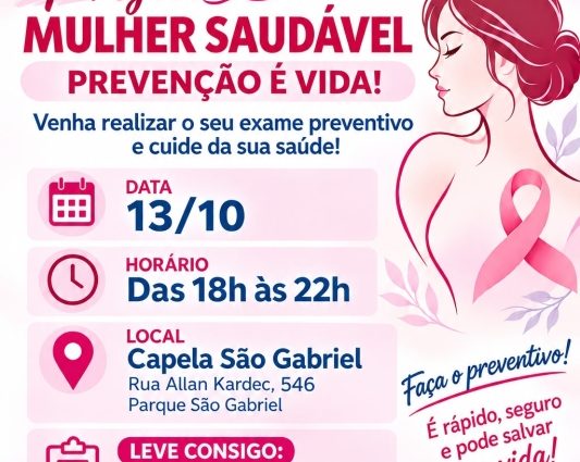 Andradina Realiza Mutirões de Exame Preventivo Papanicolau Durante Outubro