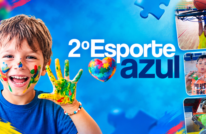 Andradina realiza 2º Esporte Azul com atividades inclusivas para crianças autistas