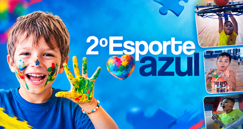 Andradina realiza 2º Esporte Azul com atividades inclusivas para crianças autistas
