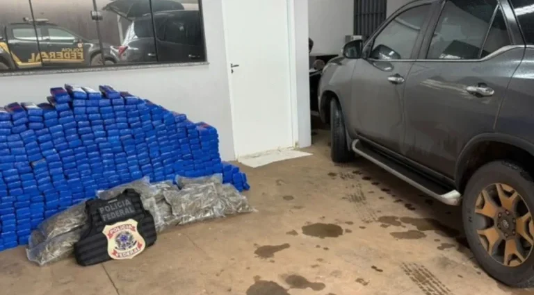 Homem é preso com carro furtado e mais de 468 kg de maconha e skunk em Ponta Porã