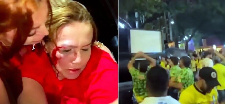 Vereadora do PT é atingida no rosto durante carreata em Montes Claros