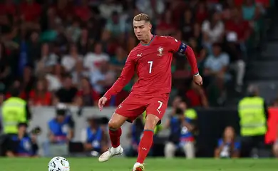 Soccer Football - Nations League - Group B - Portugal v Wales - Estadio Jose Alvalade, Lisbon, Portugal - September 24, 2026 Portugal's Cristiano Ronaldo in action REUTERS/Pedro Nunes