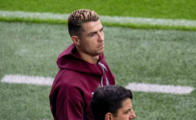 Cristiano Ronaldo em treino de Portugal 29 de setembro de 2026 Johan Nilsson/Agência de Notícias TT via REUTERS