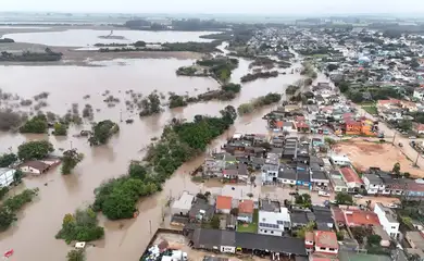 26/07/2026 - Mais de 2 mil residências foram afetadas pelas chuvas, em São Lourenço do Sul . Foto: Prefeitura de São Lourenço do Sul