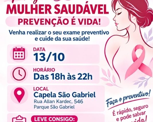 Ação de Prevenção ao Câncer do Colo do Útero em Andradina: Iniciativa do Outubro Rosa