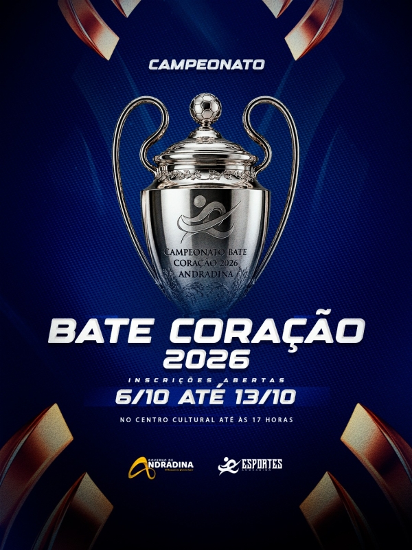 Noticia secretaria-de-esportes-abre-inscricoes-para-o-campeonato-bate-coracao-2026