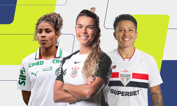 Bia Menezes, Raissa Bahia e Tamires são finalistas a melhor lateral-esquerda