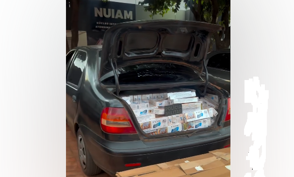 Polícia Militar apreende carregamento de cigarros contrabandeados em Rio Verde (MS)