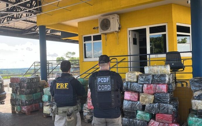 PRF e Polícia Civil do DF apreendem 3,5 toneladas de skunk em caminhão na BR-153, em Morrinhos (GO)