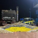 PRF apreende 726 kg de cocaína e outras drogas em caminhão em Corumbá