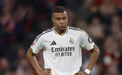 Mbappé em jogo contra Athletic Bilbao 4/12/2024 REUTERS/Vincent West