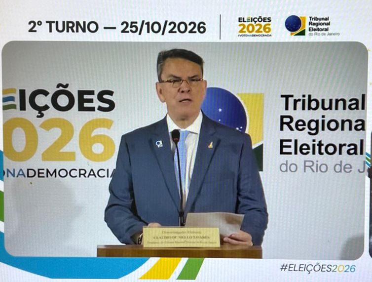 Presidente do TRE-RJ pede participação dos eleitores no segundo turno