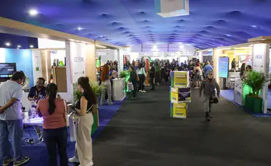 Rio de Janeiro (RJ), 29/07/2026 – Público visita a ExpoT&C, maior feira científica da América Latina durante a SBPC, na Universidade Federal Fluminense, em Niterói (RJ). Foto: Tomaz Silva/Agência Brasil